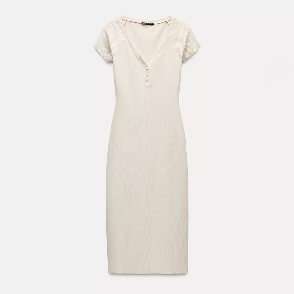 Zara Short-Sleeve Dress